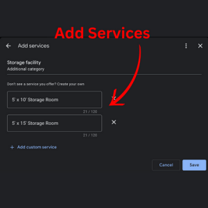 Add Services Desktop