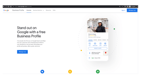 Google Business Profile Desktop Login