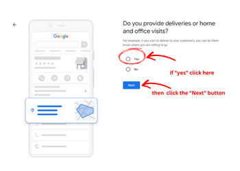 Google Business Profile Guide Chapter 1 do you provide deliveries
