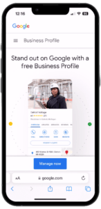 Google Business Profile Mobile Login