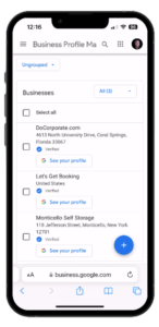 Multi Location Google Business Profile Management