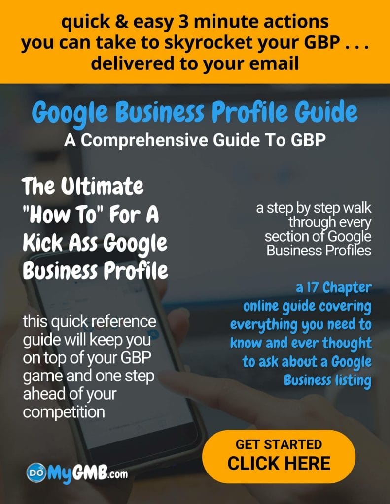 Google Business Profile Guide 3 min actions via email