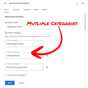 Multiple Categories
