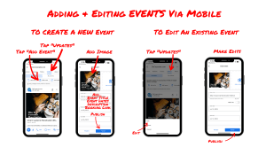 Add or Edit Events Via Mobile Update