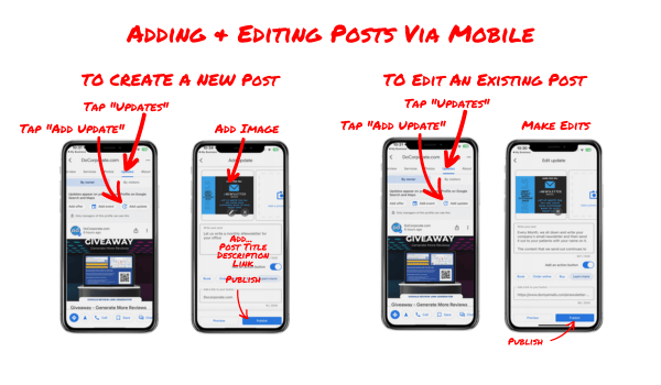 Adding and Editing Posts Via Mobile Update