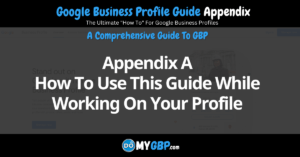 Google Business Profile Guide Appendix A How To Use This Guide While Working On Your Profile DoMyGBP