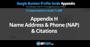 Google Business Profile Guide Appendix H NAP And Citations