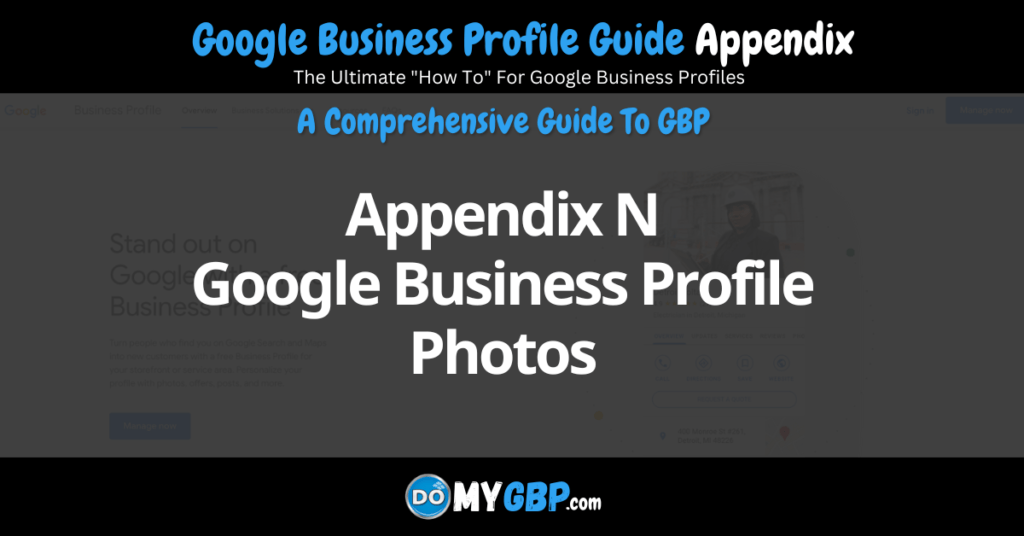 Google Business Profile Guide Appendix N Google Business Profile Photos