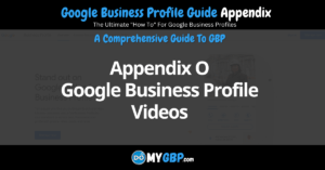 Google Business Profile Guide Appendix O Google Business Profile Videos