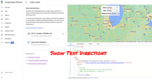 Show Text Directions