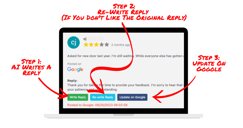 The 3 Step Automated Review Process